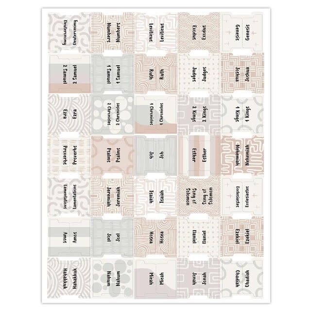 Neutral Bible Tabs