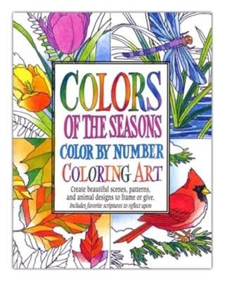 Colors of The Seasons, Color By Number Coloring Art