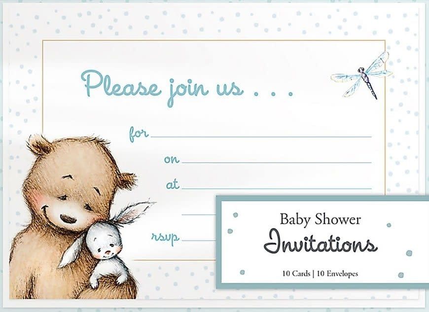 Baby Shower Invitations, Pack of 10