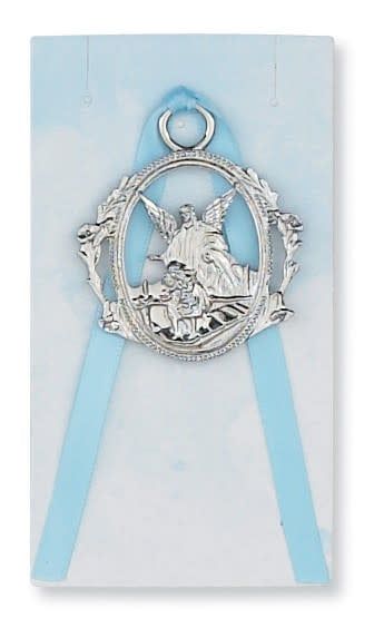 GUARDIAN ANGEL CROSS WITH BLUE