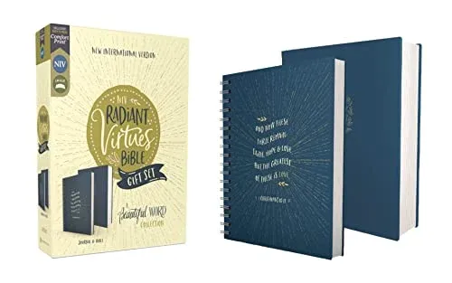 NIV, RADIANT VIRTUES BIBLE GIFT SET (A BEAUTIFUL WORD COLLECTION, MIXED MEDIA SET, JOURNAL &amp; HARDCOVER)