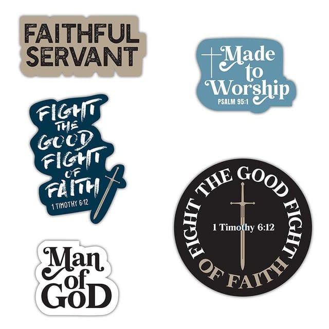 Fight the Good Fight Sticker Set of 5