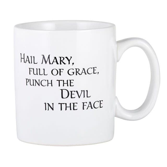 Punch The Devil Mug
