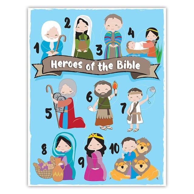 Heroes of the Bible Activity Card
