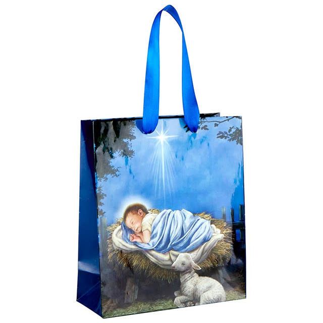 Baby Jesus with Lamb Gift Bag