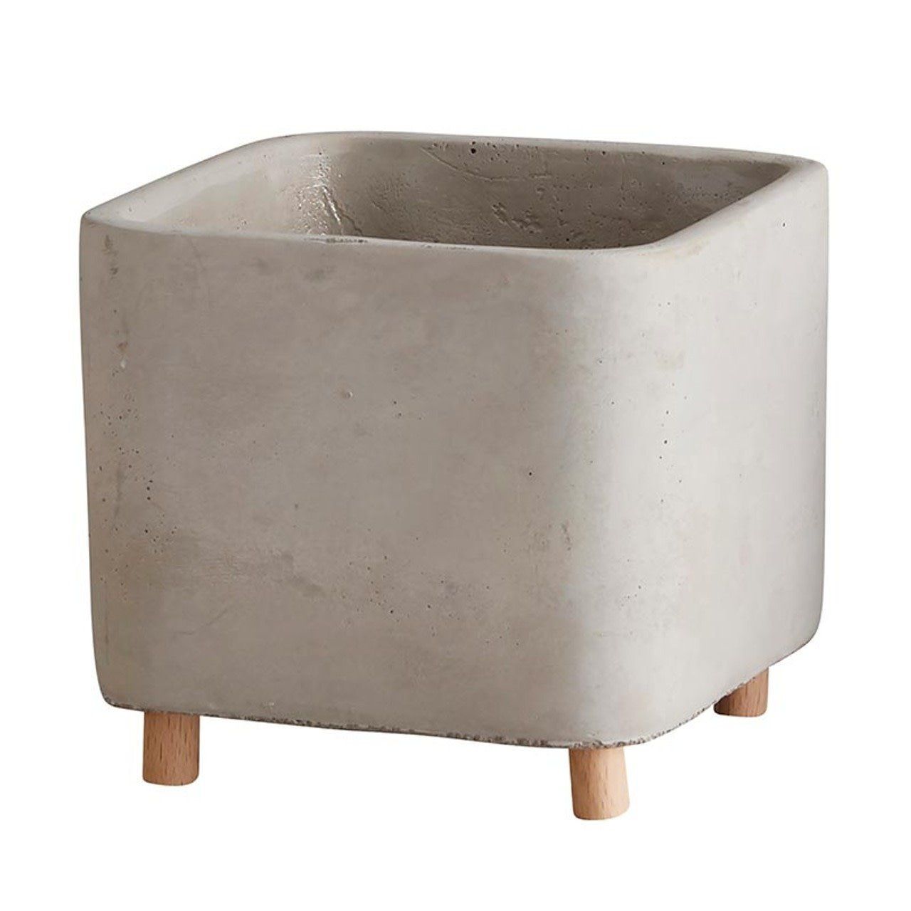 Square Pot with Legs - Large