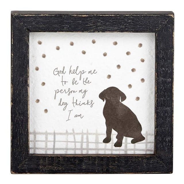 Framed Tabletop - Dog