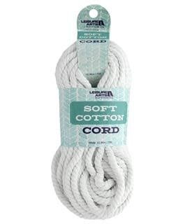 Leisure Arts Cord Cotton White 75ft