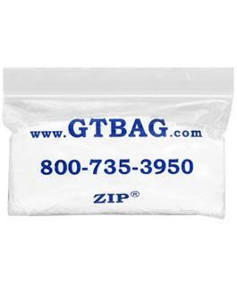 G.T.Zip Bags Plain 2mil Acid Free 100pc 13⁄4x13⁄4&quot;