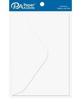 Paper Accents Envelopes 32⁄3x51⁄8&quot; White 25pc