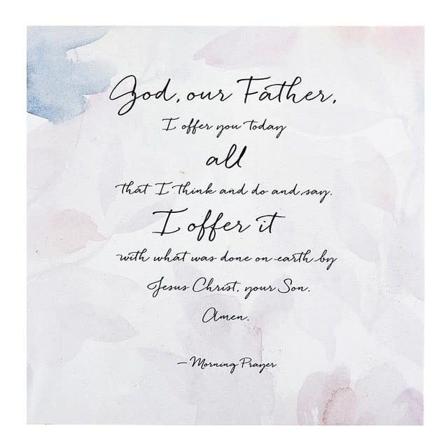 The Morning Prayer Canvas Box