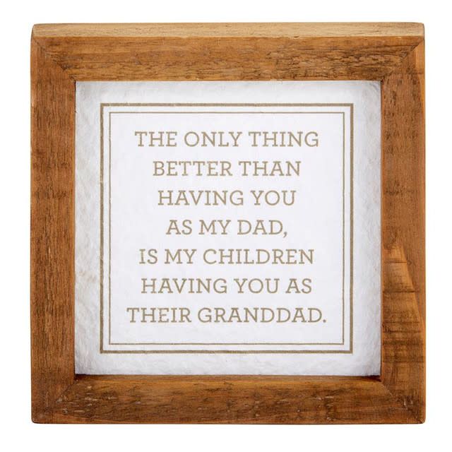 Framed Tabletop - Dad/Granddad
