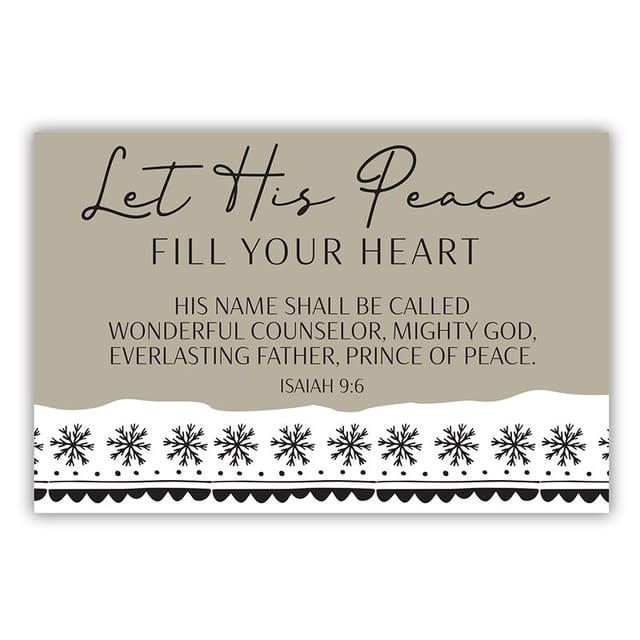 Pass It On-Let His Peace Fill Your Heart