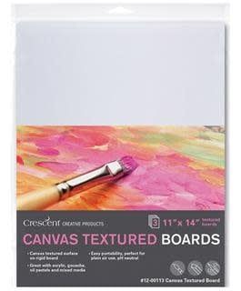 Crescent Board Canvas Texture 11x14&quot;