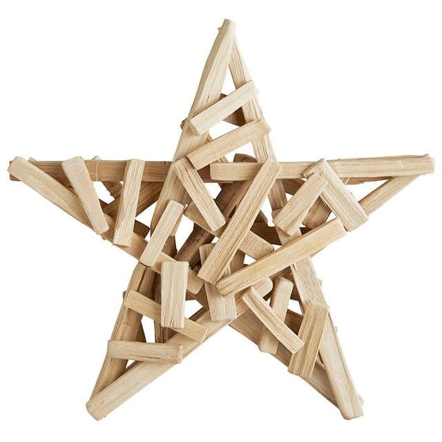 Wooden Star Décor