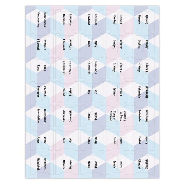Geometric Bible Tabs