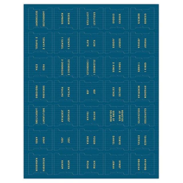 Navy Bible Tabs