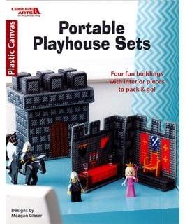 Leisure Arts Portable Playhouse Sets Plastic Canvas Boo