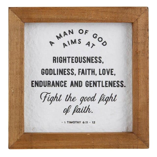 Framed Tabletop - Man of God
