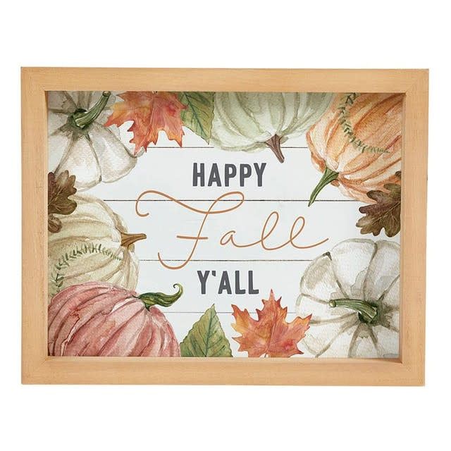 Happy Fall Framed Sign