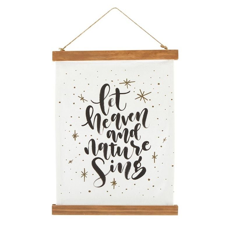 Framed Canvas Banner-Heaven Sing