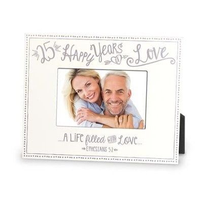 25 Happy Years Photo Frame