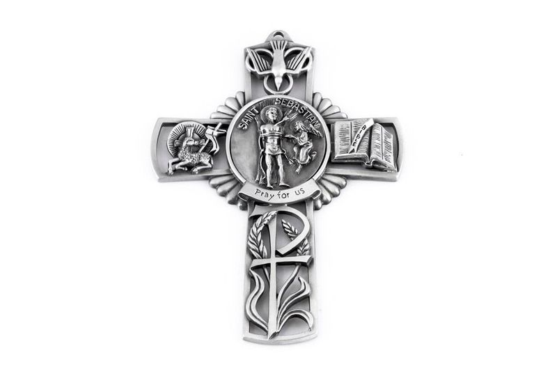 St. Sebastian Wall Cross