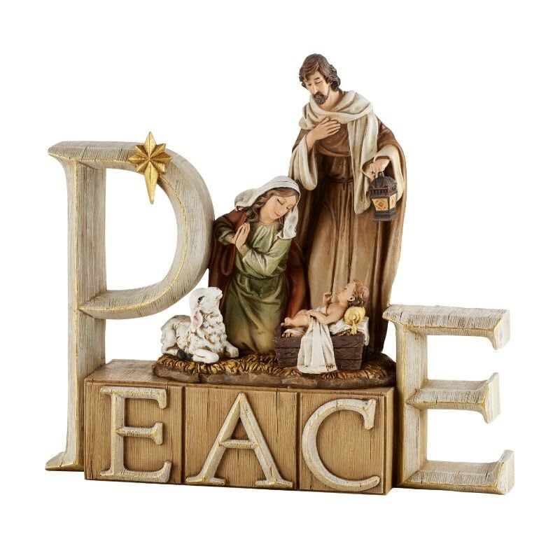 8.25&quot; H AG Peace Nativity