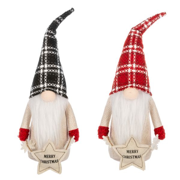 Gnome w/Holiday Message Figurine