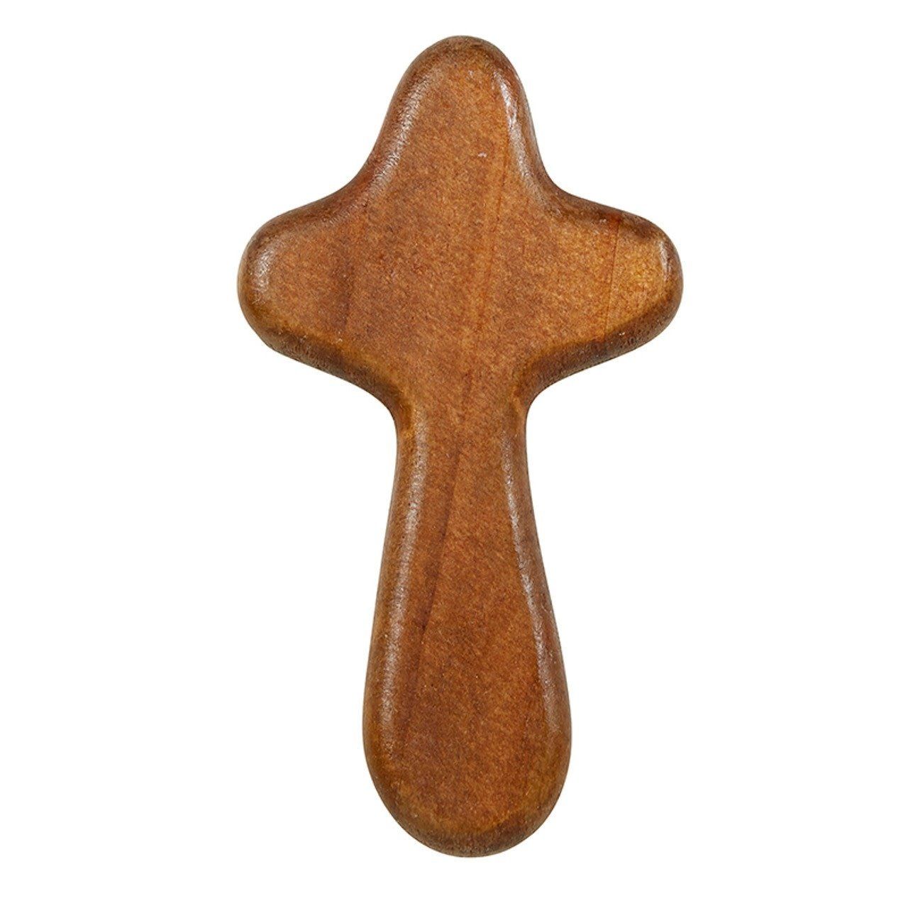 Handheld Prayer Cross - Dk Brown