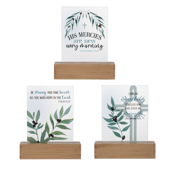 Peace and Serenity Desk Plaques