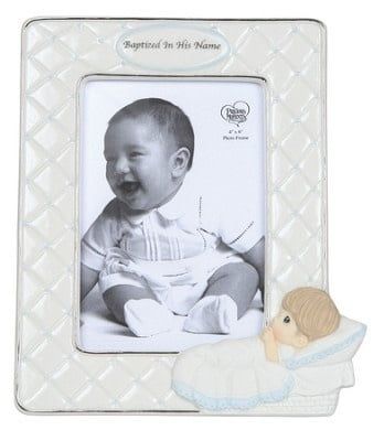 Baptized In His Name Photo Frame