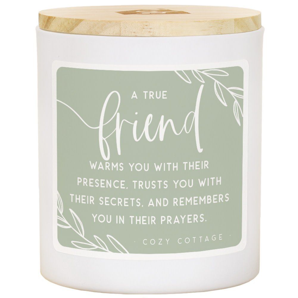 True Friend Warms Candle