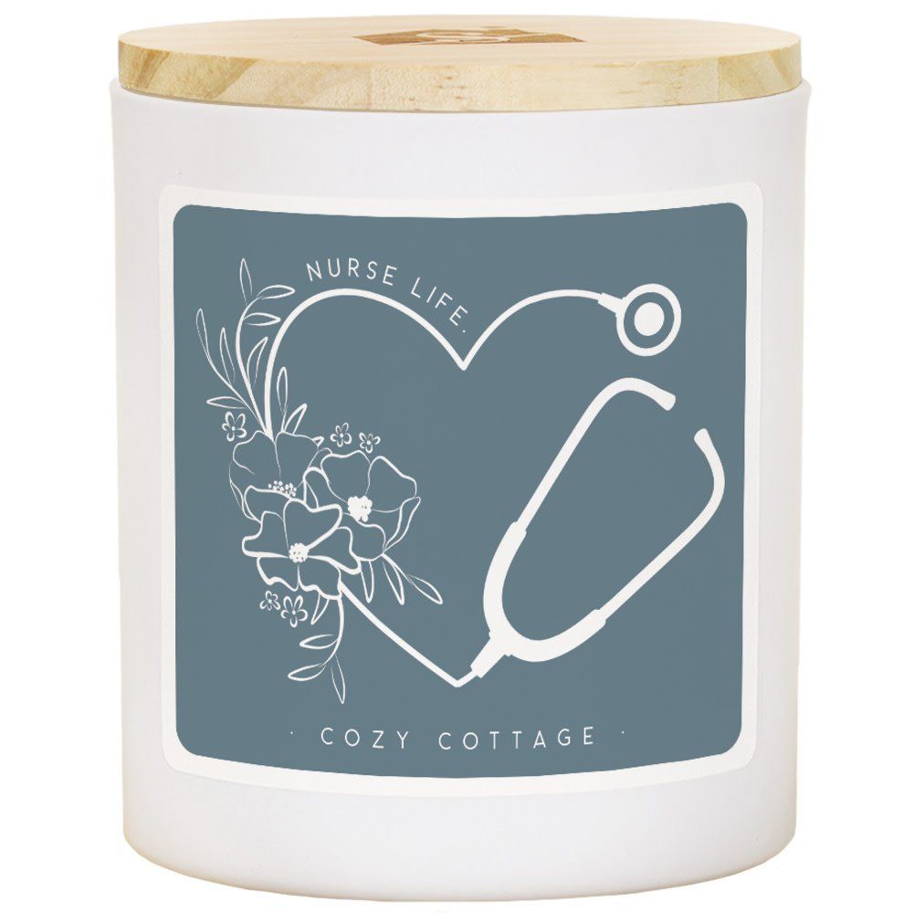 Nurse Life Stethoscope Candle