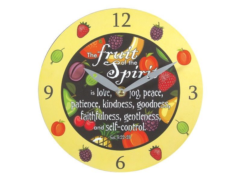 Wall Clock Fruit of the Spirit