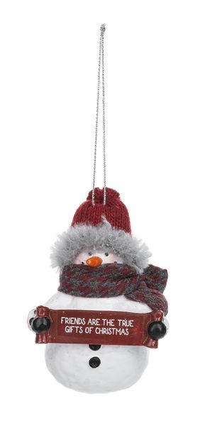 Ornament - Friends are the true gifts of Christmas
