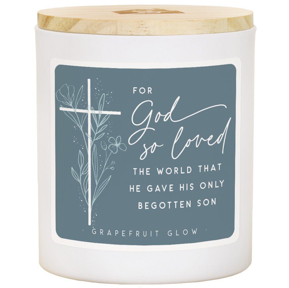 God So Loved Candle