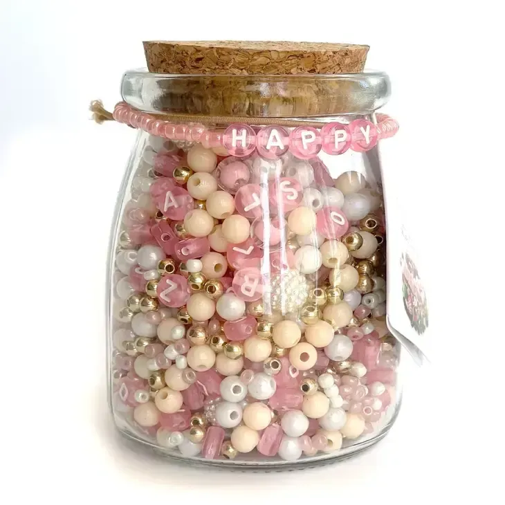 Bluh HAPPY Jar DIY Bead Kit