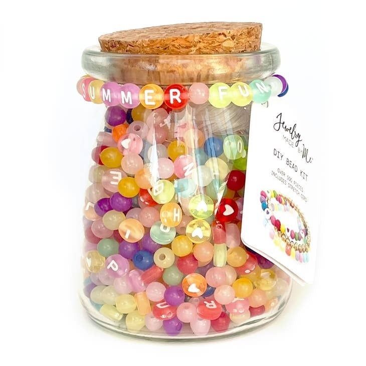 Summer Fun DIY Bead Jar