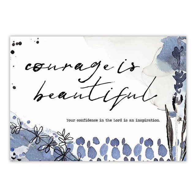 Post Card - Courage is Beautiful