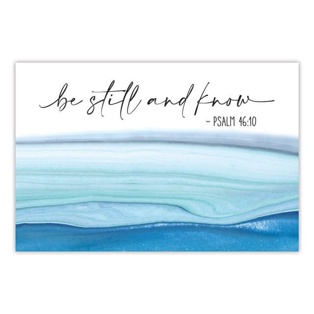 Small Poster - Be Still &amp; Know