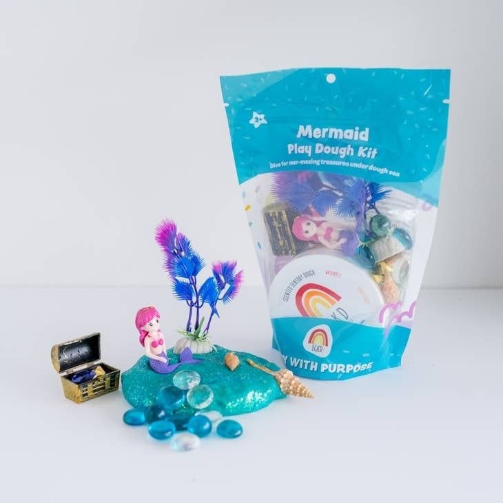 Mermaid (Tropical Punch) Sensory Play Dough Kit