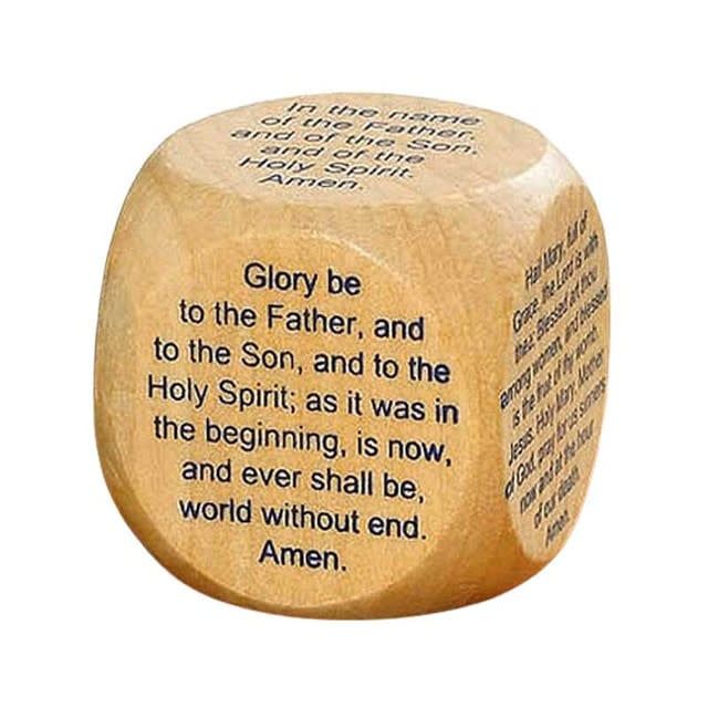 Favorite Catholic Prayers Prayer Cube