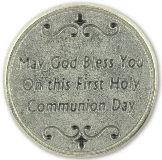 Girls First Communion Prayer Pocket Token