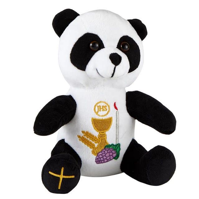 Light of Christ First Communion Plush Panda Bear