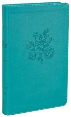 NIV The Busy Mom&#39;s Bible (Comfort Print)-Teal Leathersoft