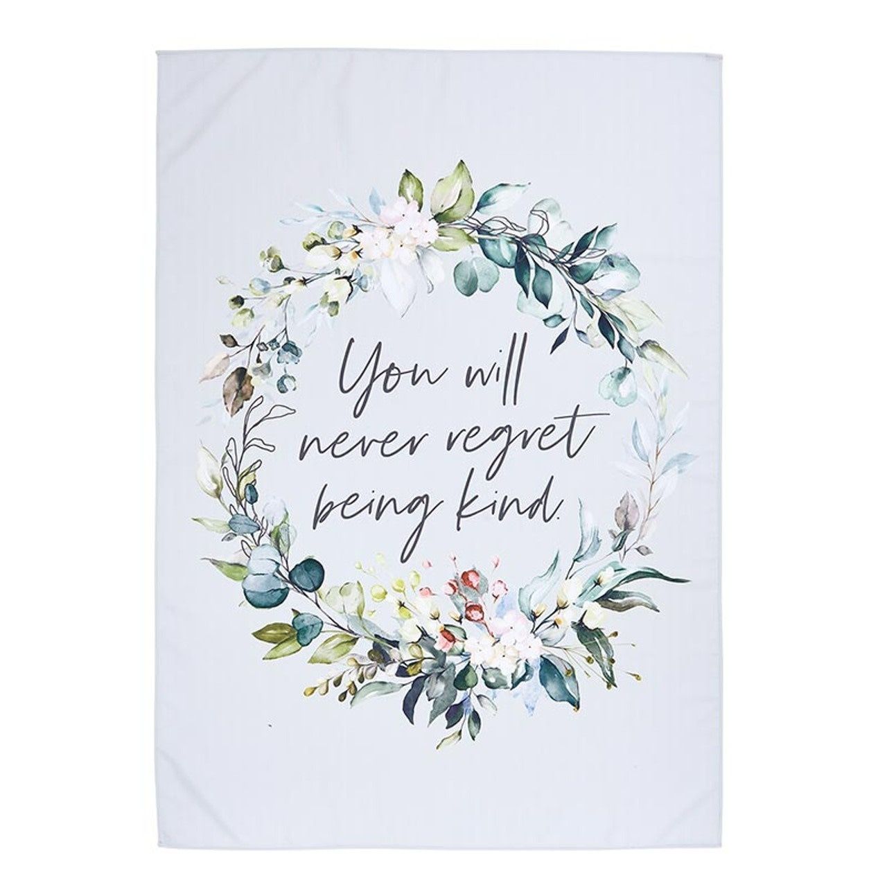 Never Regret Fabric Banner