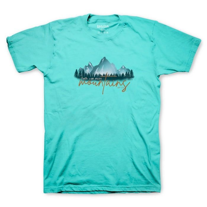 Kerusso Womens T-Shirt Move Mountains Lg