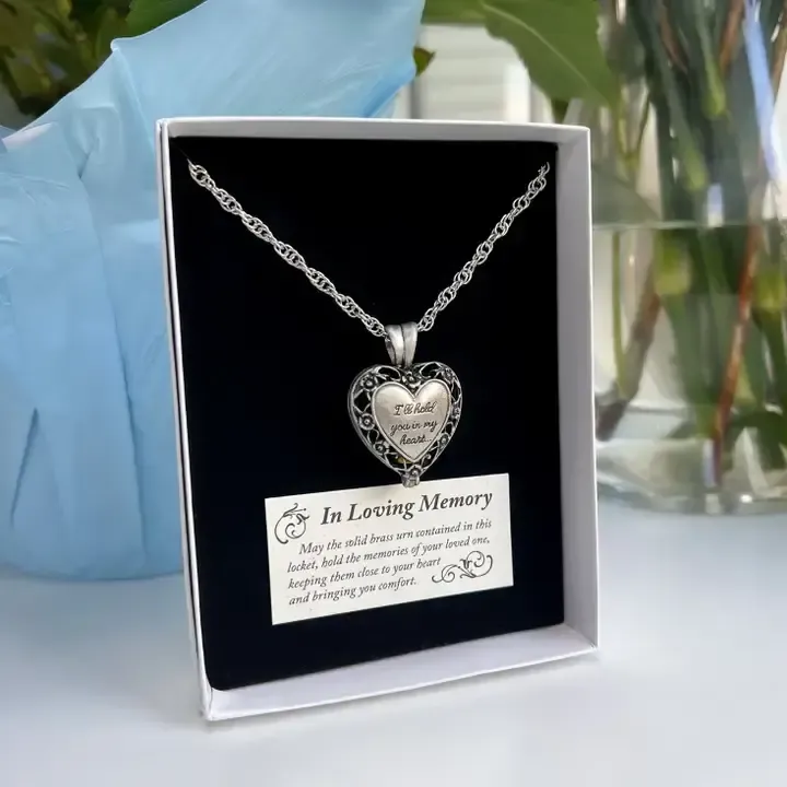 Hold You in Heaven Heart Locket