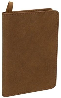 Pocket Size Scriptured notebook, Brown